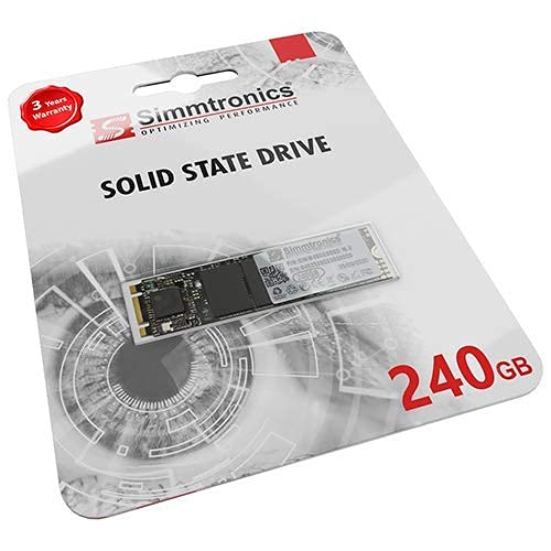 Simmtronics 240GB M.2 Sata Solid State Drive-SSD (M.2 2280 Sata 6GB/Sec)