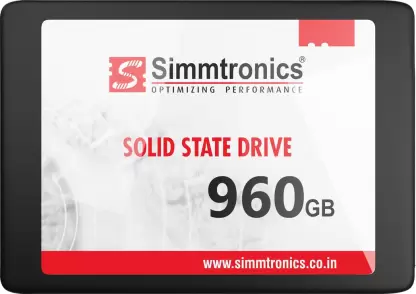 Simmtronics 960GB 2.5 Sata Solid State Drive-SSD (2.5 Sata 6GB/Sec)
