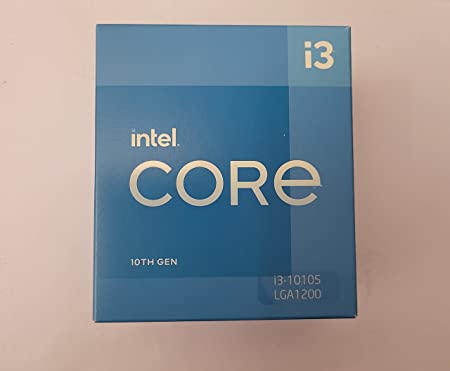 Intel® Core™ i3-10105 10th Gen Generation Processor (6M Cache, up to 4.40 GHz) LGA 1200 UHD 630 Graphics 1 Years Warranty (No Graphic Card Required) Comes with Fan
