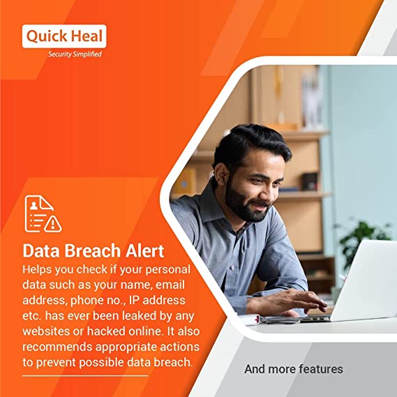 Quick Heal Total Security Renewal Upgrade Pack - 1 User, 1 Year  Existing Quick Heal Single User