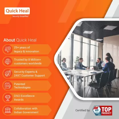 QUICK HEAL Total Security 10 User 1 Year