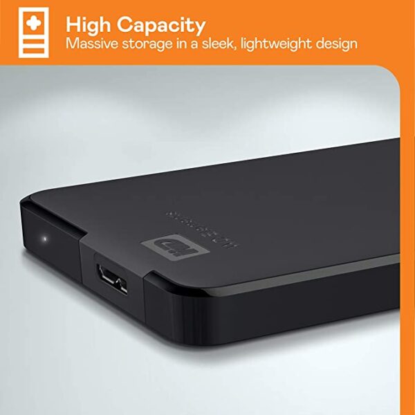 Western Digital WD 2TB Elements Portable Hard Disk Drive, USB 3.0, Compatible with PC, PS4 and Xbox, External HDD