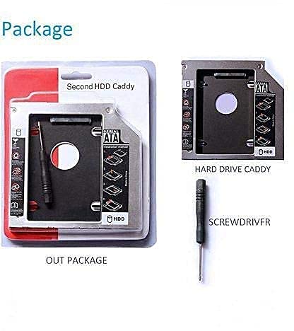SATA 9.5 mm Hard Drive Caddy for CD DVD- Drive Slot (for SSD and HDD)