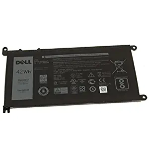 Dell Original 42Wh 11.4V 3500mAh 3 Cell Laptop Battery 5480 5488 Latitude 3180 3189, Black