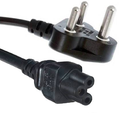 RANZ Laptop Power Cable 1.5 mtr 3 pin (Black)