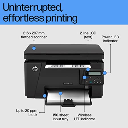 HP Laserjet Pro M126nw Multi-Function Monochrome Laser Printer (Black)