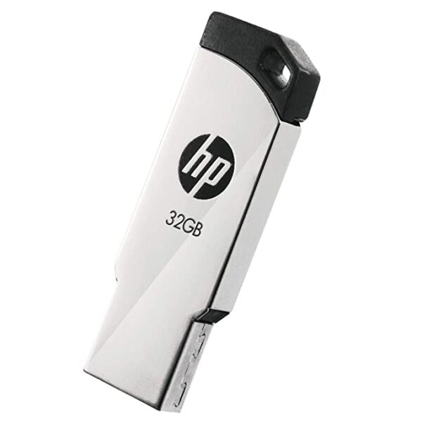 HP v236w 32GB USB 2.0 Pen Drive, Steel