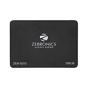 ZEBRONICS SD13 128GB SSD,Ultra Low Power Consumption, Thermal Management and Silent Operation. S.M.A.R.T