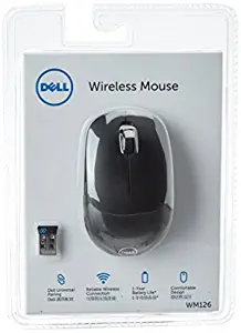 DELL WM126 Wireless Mouse  (USB, Black)