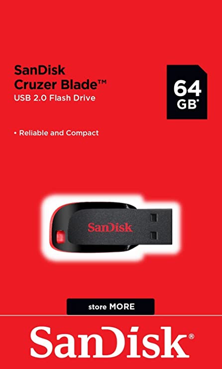 SanDisk 64GB USB 2.0 Flash Pandrive